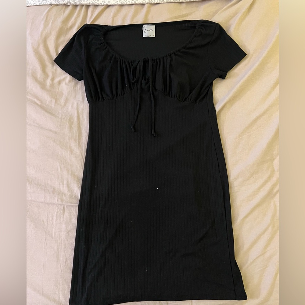 Olivia Rae Black Mini Dress